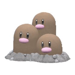 Dugtrio - #051 -  Pokédex