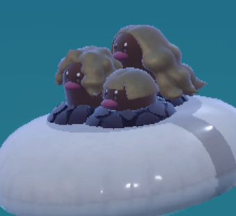 Dugtrio Alolan Form - Swim