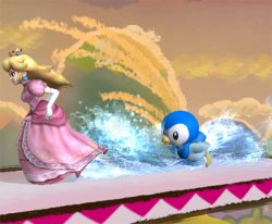 Piplup uses Surf
