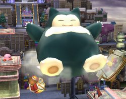 Snorlax plummets down