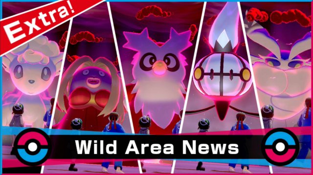 ◓ Pokémon Sword/Shield (Wild Area News): Pokémon do tipo Normal e tipo  Dragão voltam nas Max Raid Battles!