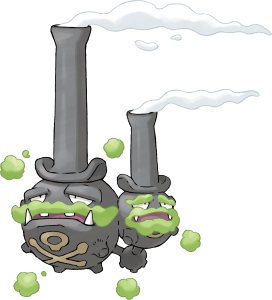 Galarian Form Weezing Artwork