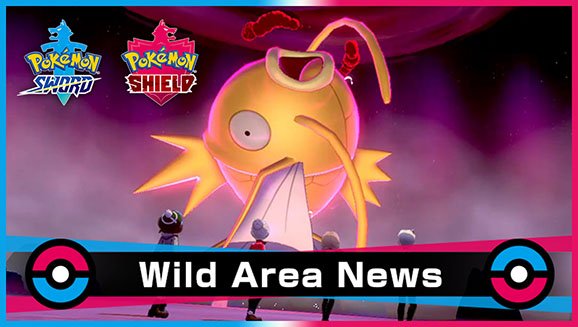 ◓ Pokémon Sword/Shield (Wild Area News): Novo evento de Abril com  monstrinhos das Rotas Iniciais + Ditto!