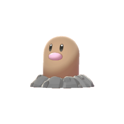 Diglett - #050 -  Pokédex