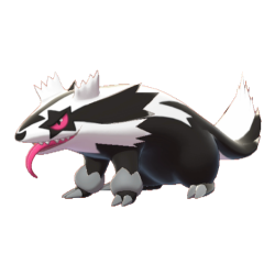 #263, #263 e #862 - Galarian Zigzagoon, Galarian Linoone e Obstagoon 264-g