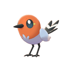 662 Fletchinder  Bird pokemon, Pokemon, Flying type pokemon