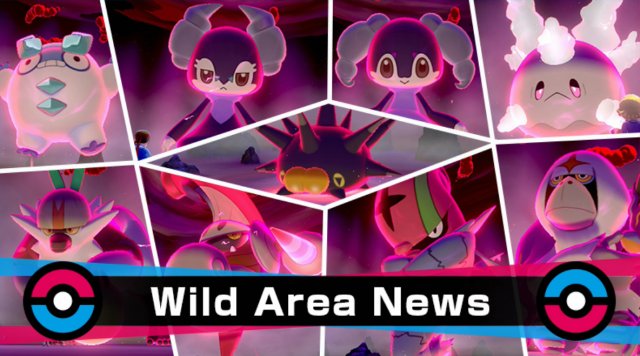 ◓ Evento da 'Wild Area' em Agosto: Encontre em 'Max Raid Battles' Pokémon do tipo Água, Terrestre e mais