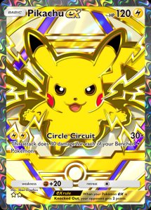 Pikachu ex Card Preview