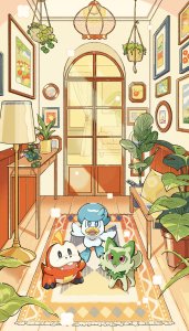 Sprigatito Fuecoco and Quaxly Display Boards - Pokémon TCG Pocket Sprigatito Fuecoco and Quaxly Display Boards