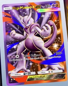 Mega Mewtwo X ex 2 Star Card Preview - Pokémon TCG Pocket Mega Mewtwo X ex 2 Star Card Preview