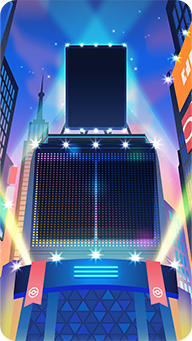 Joyous Cityscape (Backdrop)