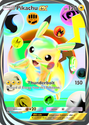 Pikachu ex Promo card