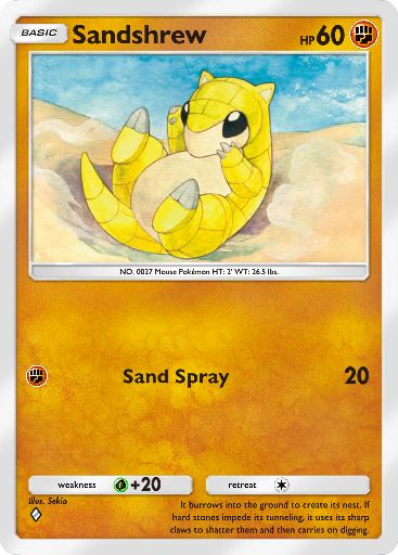 Mega Rising - #122  Sandshrew