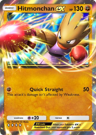 Mega Rising - #124  Hitmonchan ex