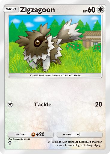 Mega Rising - #188  Zigzagoon