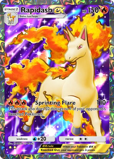 Mega Rising - #253  Rapidash ex
