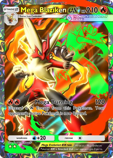 Mega Rising - #254 Mega Blaziken ex