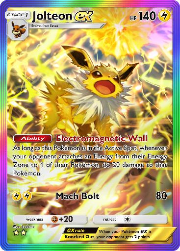 Mega Rising - #276  Jolteon ex