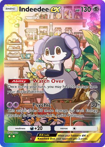 Mega Rising - #278  Indeedee ex