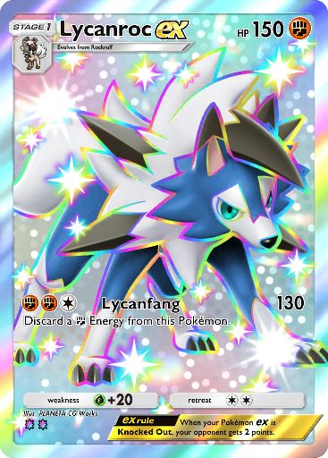 Mega Rising - #323  Lycanroc ex