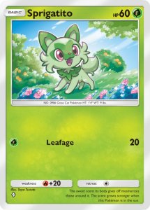 Sprigatito Card Preview