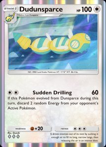 Dudunsparce Card Preview