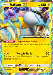 Raikou ex Card Preview