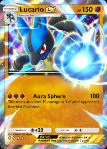 Lucario ex Card Preview - Pokémon TCG Pocket Lucario ex Card Preview