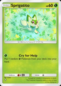 Sprigatito Card Preview - Pokémon TCG Pocket Sprigatito Card Preview