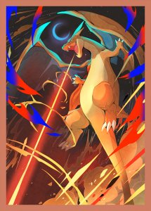 Mega Charizard Y Sleeves - Pokémon TCG Pocket Mega Charizard Y Sleeves