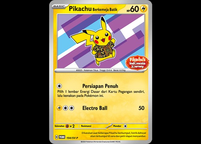 Pikachu Card