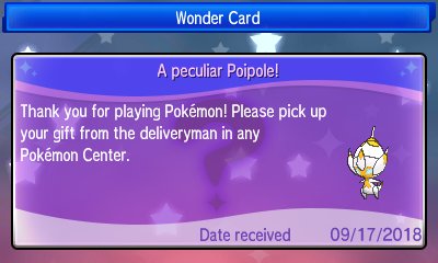 Pokémon Ultra Sun and Moon' Shiny Poipole Distribution: How to