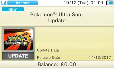 Pokemon Sun (GAME+UPDATE)
