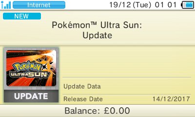 Pokemon Ultra Sun/Moon (3DS) recebe atualização 1.2 - Nintendo Blast