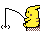 Animated Pocket Pikachu 2 Image - Fishing a Poliwag
